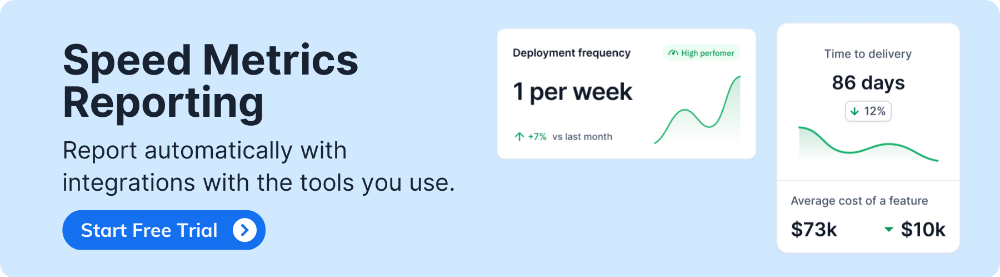 CTA - Report on speed metrics automatically with Axify